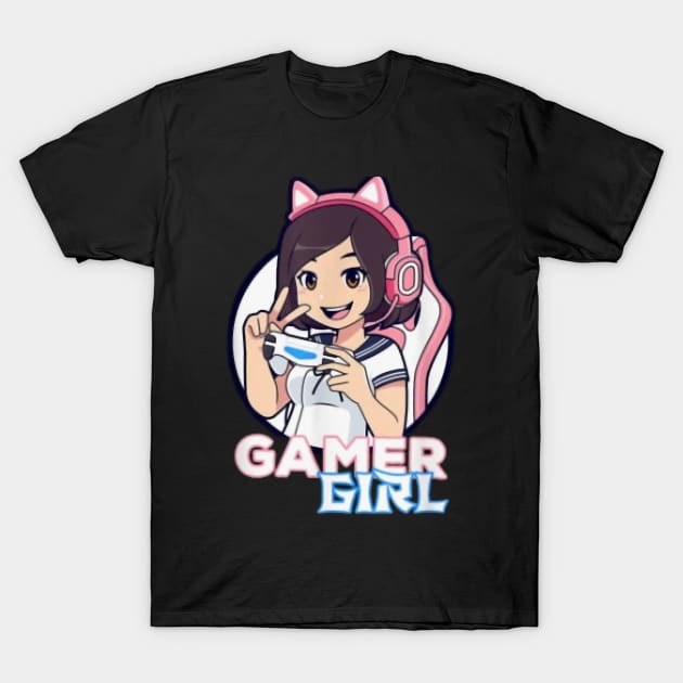 Girl Gamer T-Shirt by LovelyDayG